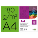 CARTULINA LIDERPAPEL A4 180G/M2 VERDE