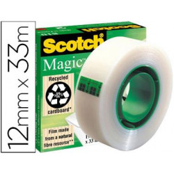 CINTA ADHESIVA SCOTCH MAGIC INVISIBLE 33 MT X 12 MM