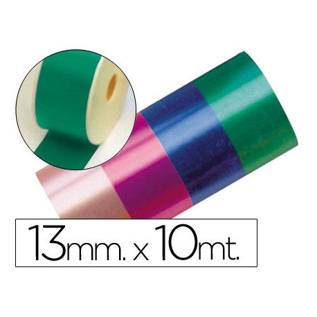 CINTA FANTASIA 10 MT X 13 MM VERDE