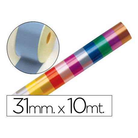 CINTA FANTASIA 10 MT X 31 MM CELESTE