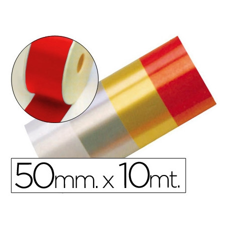 CINTA FANTASIA 10 MT X 50 MM ROJO