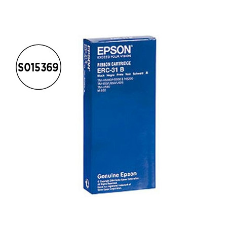 CINTA IMPRESORA EPSON ERC-31B NEGRA M-930 TM-930 930II 950 U950 U925 H5000 U590