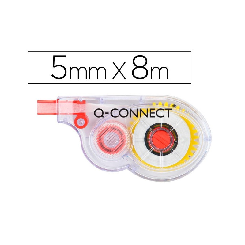 CORRECTOR Q-CONNECT CINTA BLANCO 5 MM X 8 MT