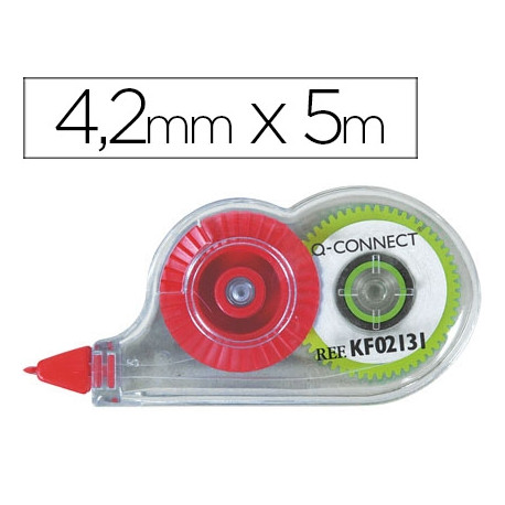 CORRECTOR Q-CONNECT CINTA MINI BLANCO 4,2 MM X 5 MT EN BLISTER