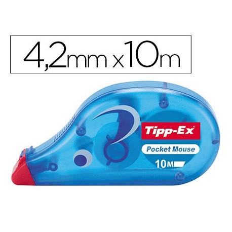 CORRECTOR TIPP-EX CINTA POCKET MOUSE 4,2 MM X 10 MT