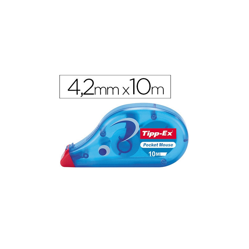 CORRECTOR TIPP-EX CINTA POCKET MOUSE 4,2 MM X 10 MT