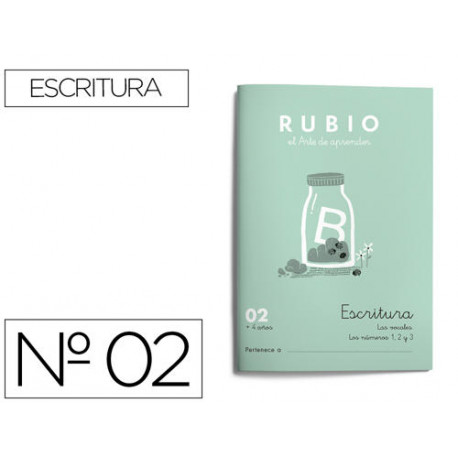 CUADERNO RUBIO CALIGRAFIA N 02