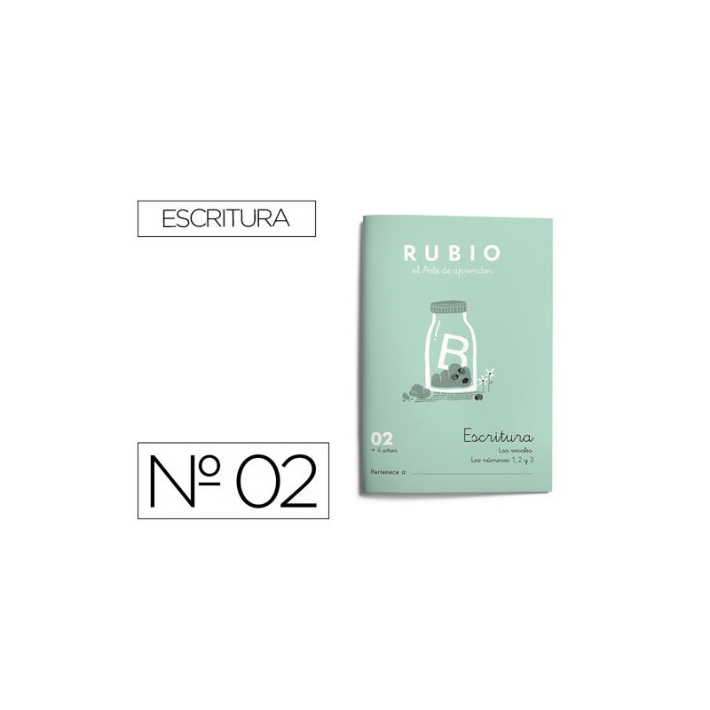 CUADERNO RUBIO CALIGRAFIA N 02