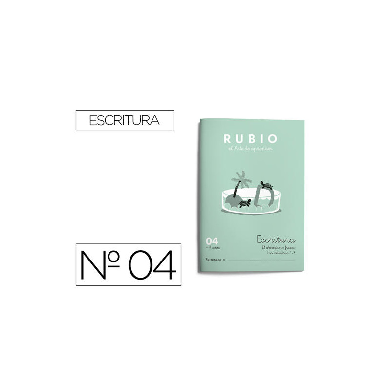 CUADERNO RUBIO CALIGRAFIA N 04