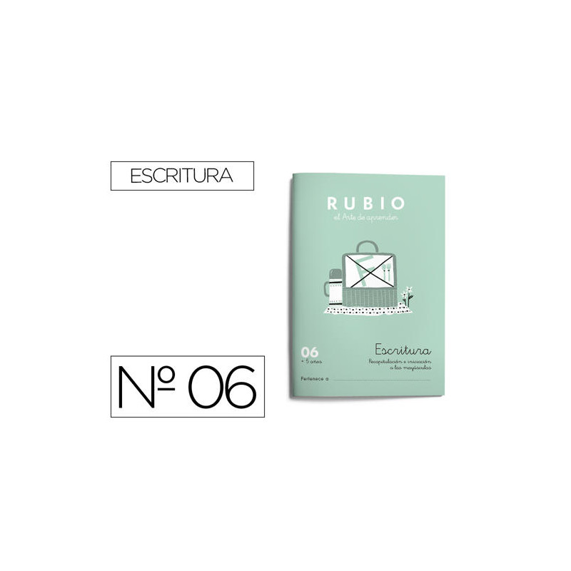 CUADERNO RUBIO CALIGRAFIA N 06