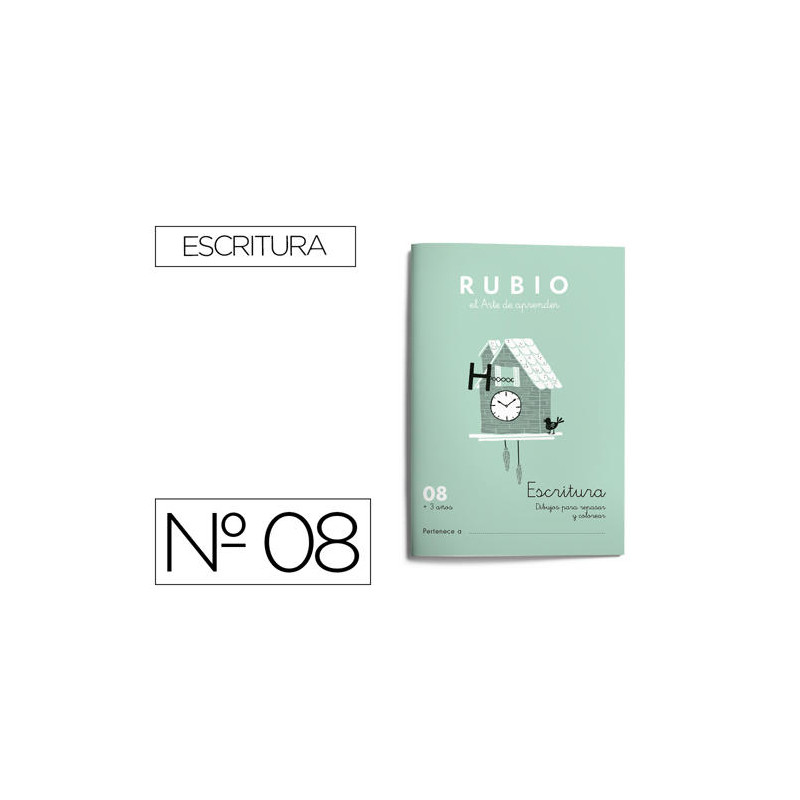 CUADERNO RUBIO CALIGRAFIA N 08