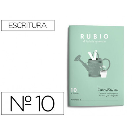 CUADERNO RUBIO CALIGRAFIA N 10