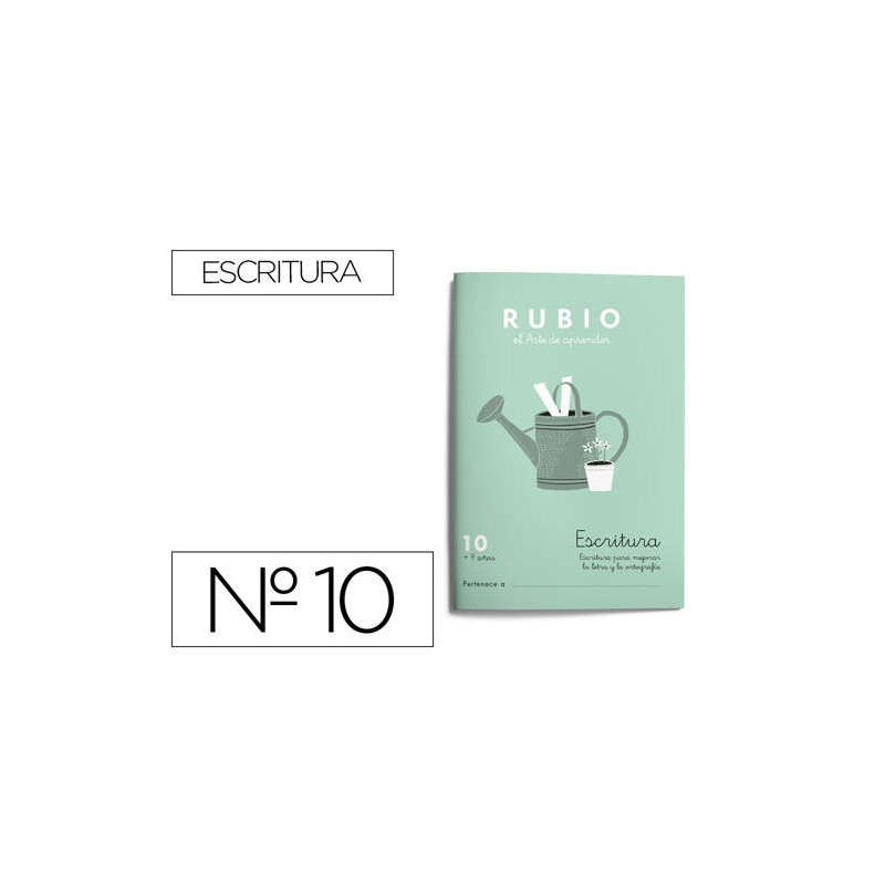 CUADERNO RUBIO CALIGRAFIA N 10