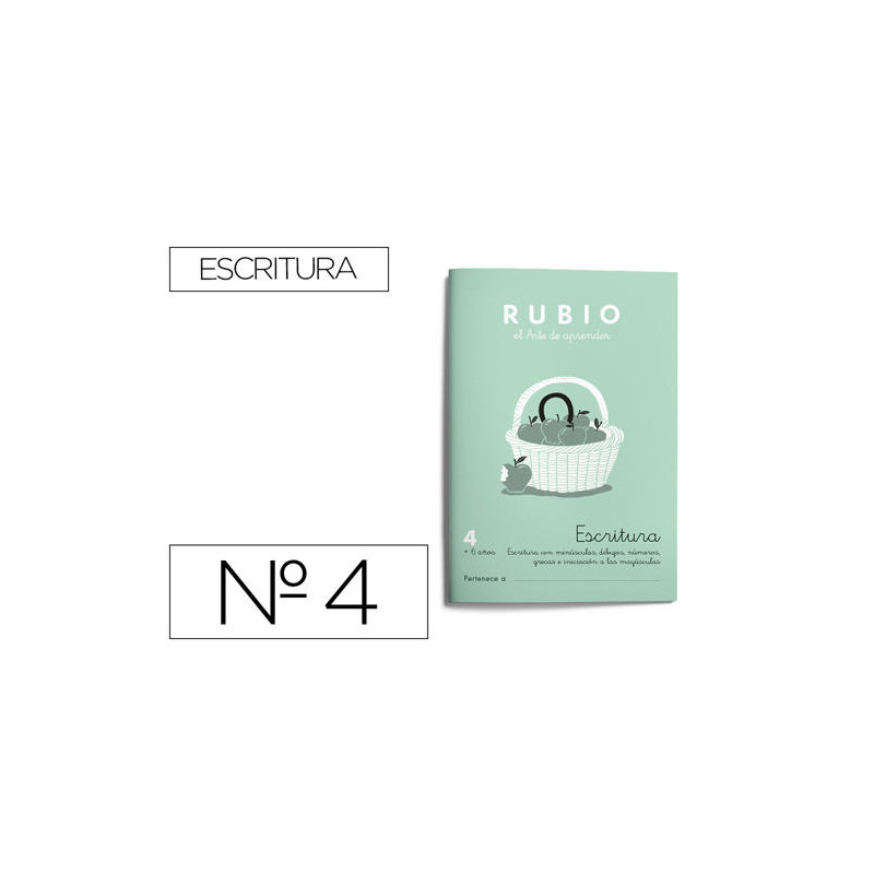 CUADERNO RUBIO CALIGRAFIA N 4