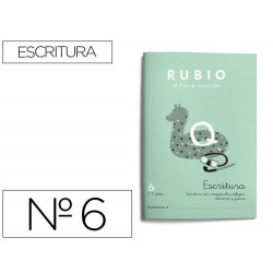 CUADERNO RUBIO CALIGRAFIA N 6