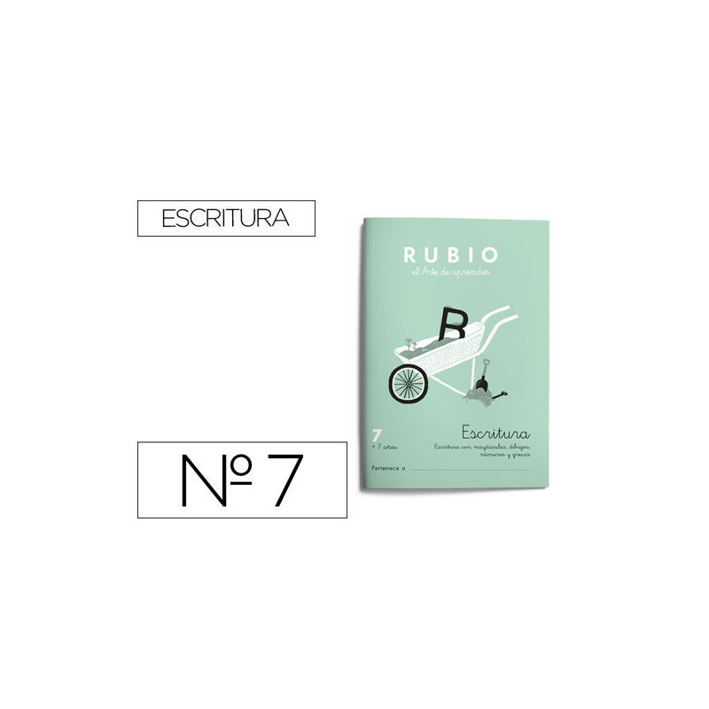 CUADERNO RUBIO CALIGRAFIA N 7