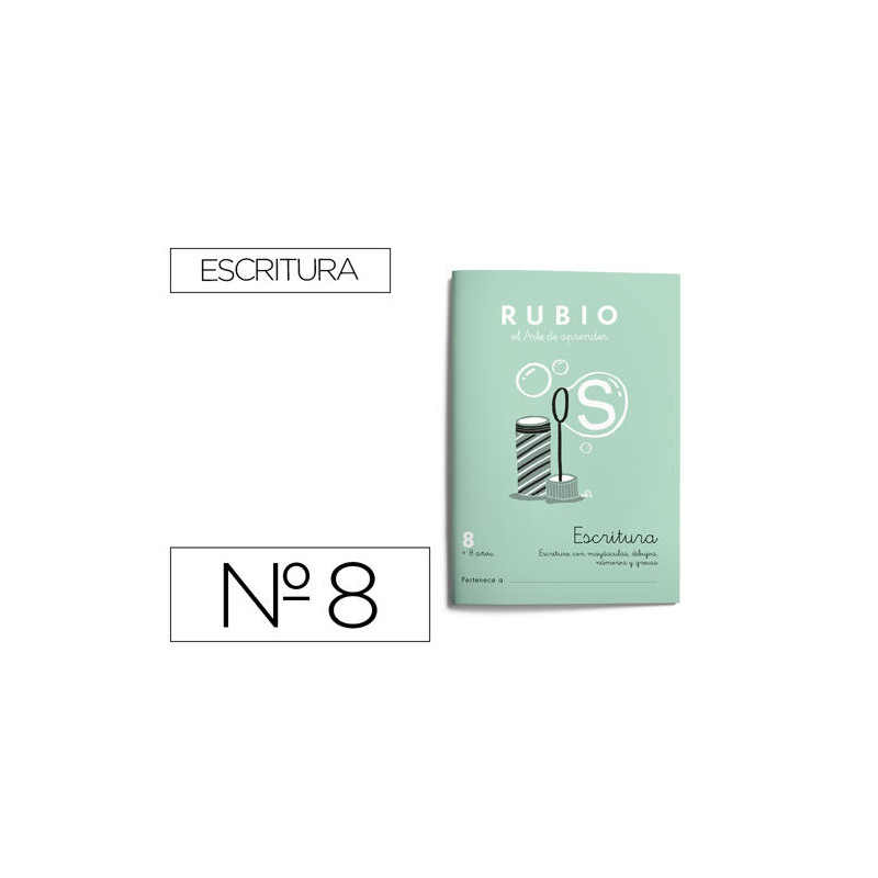 CUADERNO RUBIO CALIGRAFIA N 8