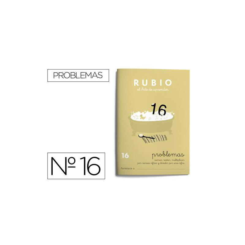 CUADERNO RUBIO PROBLEMAS N 16