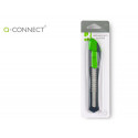 CUTER Q-CONNECT PLASTICO ANCHO CON ASA PARA COLGAR CUCHILLA 18 MM XD-43 BLISTER 1 UNIDAD