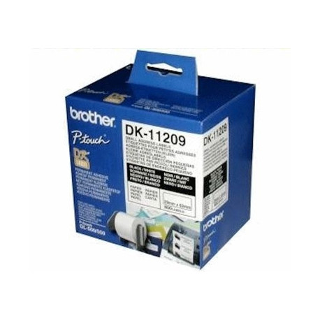 ETIQUETA ADHESIVA BROTHER DK11209 -TAMA?O 62X29 MM PARA IMPRESORAS DE ETIQUETAS SOLO 1050/N/1060N -8