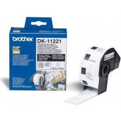 ETIQUETA BROTHER DK11221 23X23 MM 1000 ETQ PARA IMPRESORAS QL