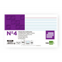 FICHA LIDERPAPEL RAYADA Ns 125X200 MM 180G/M2 PAQUETE DE 100 UNIDADES