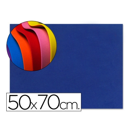 GOMA EVA LIDERPAPEL 50X70CM 60G/M2 ESPESOR 1.5MM AZUL