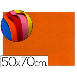 GOMA EVA LIDERPAPEL 50X70CM 60G/M2 ESPESOR 1.5MM NARANJA