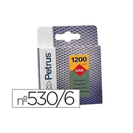 GRAPAS PETRUS N 530/6 CAJA DE 1200 UNIDADES