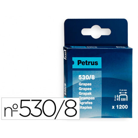 GRAPAS PETRUS N 530/8 CAJA DE 1200 UNIDADES