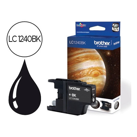 INK-JET BROTHER LC-1240BK NEGRO -600PAG- MFC-J6510DW MFC-J6710DW MFC-J6910DW