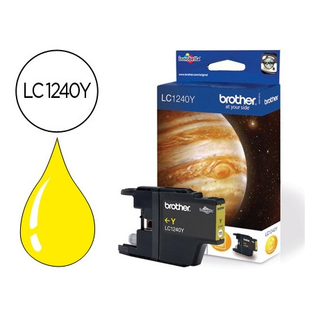 INK-JET BROTHER LC-1240Y AMARILLO -600PAG- MFC-J6510DW MFC-J6710DW MFC-J6910DW