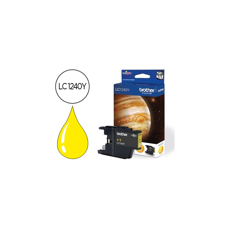 INK-JET BROTHER LC-1240Y AMARILLO -600PAG- MFC-J6510DW MFC-J6710DW MFC-J6910DW