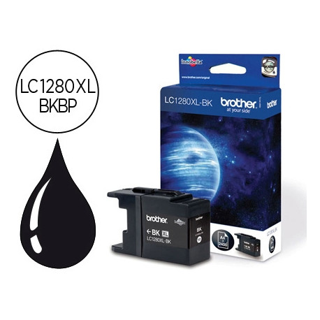 INK-JET BROTHER LC-1280XLBKBP NEGRO -2,400PAG- MFC-J6510DW MFC-J6710DW MFC-J6910DW