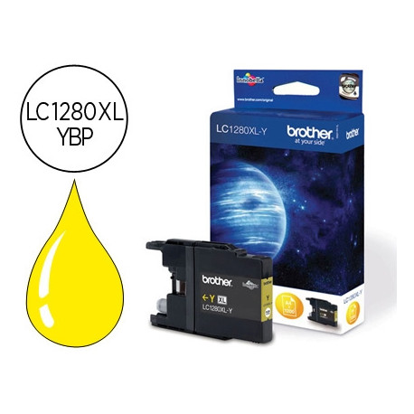 INK-JET BROTHER LC-1280XLYBP AMARILLO -1,200PAG- MFC-J6510DW MFC-J6710DW MFC-J6910DW