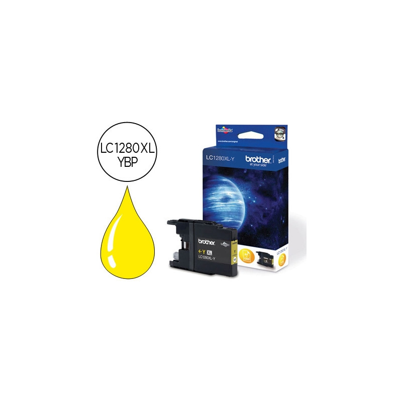 INK-JET BROTHER LC-1280XLYBP AMARILLO -1,200PAG- MFC-J6510DW MFC-J6710DW MFC-J6910DW