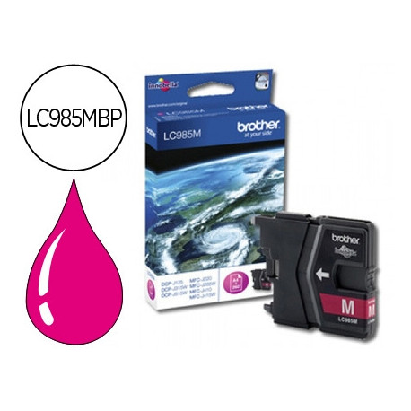 INK-JET BROTHER LC-985M MAGENTA DCP-J125/DCP-J315W MFC-J265W/MFC-J410/MFC-J415W