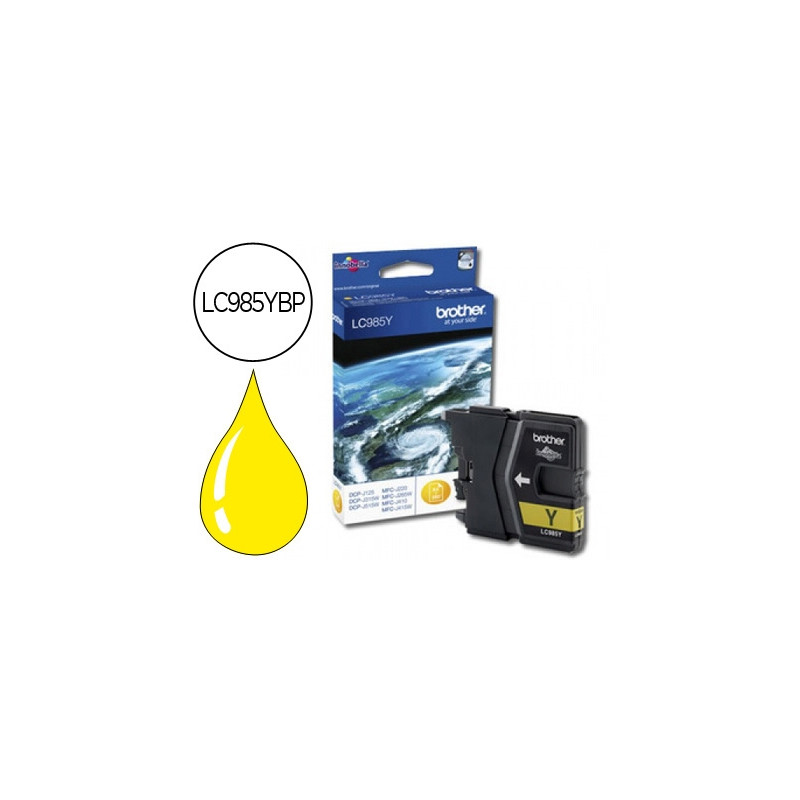 INK-JET BROTHER LC-985Y AMARILLO DCP-J125/DCP-J315W MFC-J265W/MFC-J410/MFC-J415W