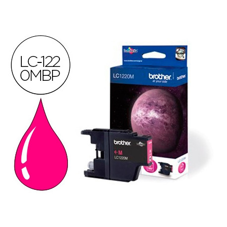 INK-JET BROTHER LC-1220 MFC-J430W DCP-J725W/J925W MAGENTA 300 PAG