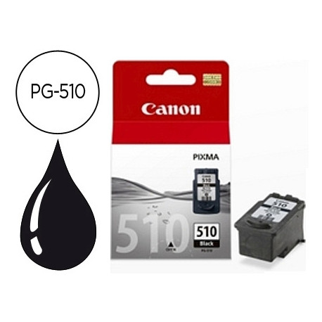 INK-JET CANON PG-510 NEGRO PIXMA MP240/260/480 220 PAG