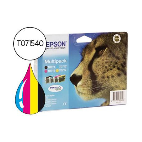 INK-JET EPSON STYLUS D78 D92 D120 DX4000 4050 4400 4450 5000 5050 600 6050 7000F 8400 MULTIPACK-T071