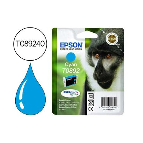 INK-JET EPSON T0892 CIAN STYLUS S20 / SX-100 / SX-110