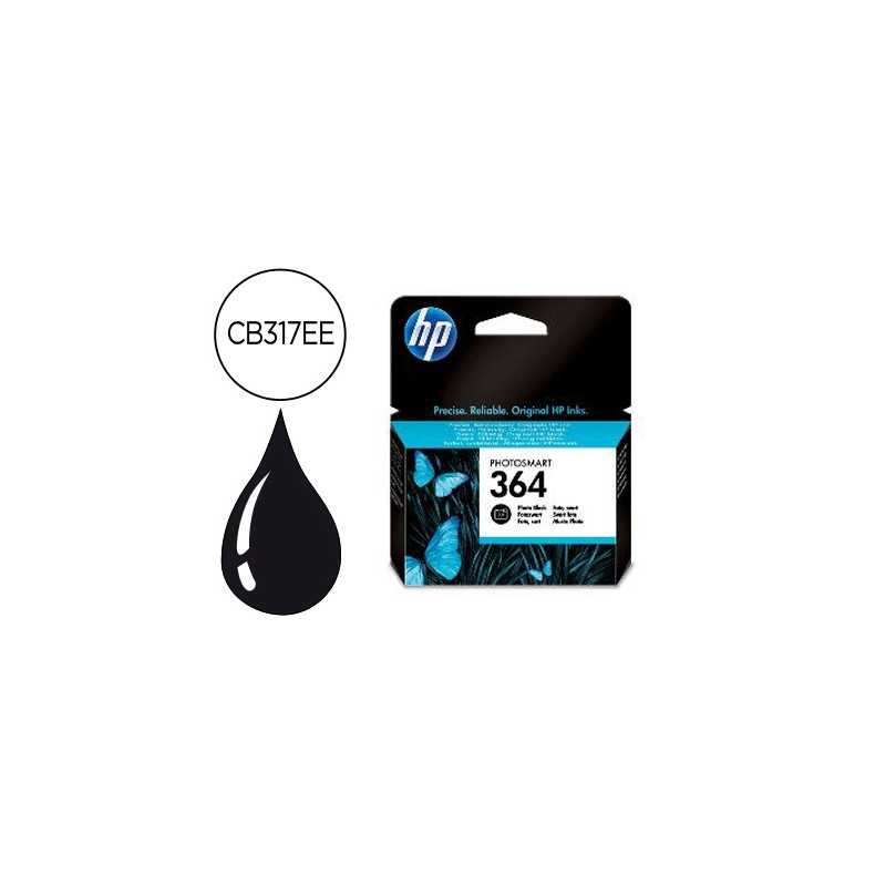 INK-JET HP 364 NEGRO ESPECIAL FOTO PHOTOSMART PREMIUM-C309A/SERIES C5300 / C6300 / B8500 / D5400 130