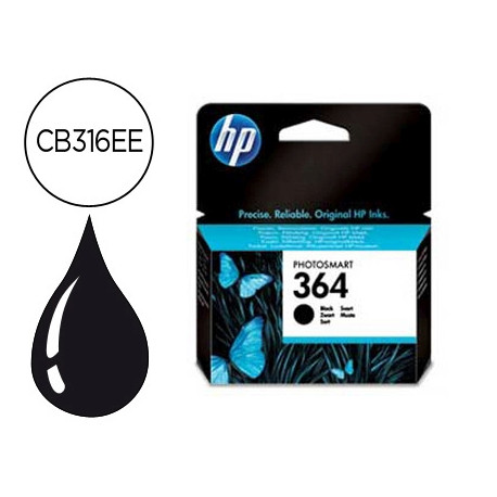 INK-JET HP 364 NEGRO PHOTOSMART PREMIUM - C309A / SERIES C5300 / C6300 / B8500 / D5400 -250PAG