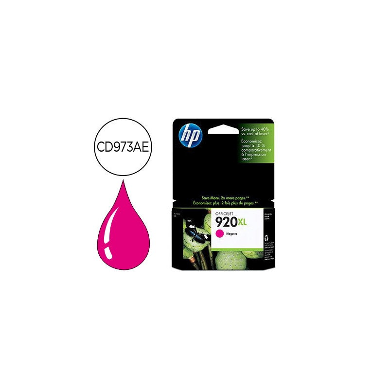 INK-JET HP 920XL MAGENTA 700PAG OFFICEJET/920/6500