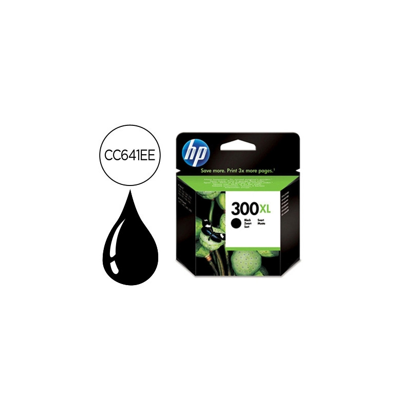 INK-JET HP 300XL NEGRO DJ F4224 AIO DJ D2560 600 PAG