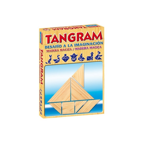 JUEGOS DE MESA FALOMIR TANGRAM DE MADERA