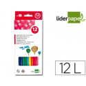 LAPICES DE COLORES LIDERPAPEL CAJA DE 12 UNIDADES COLORES SURTIDOS