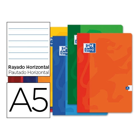 LIBRETA ESCOLAR OXFORD 48 H DIN A5 1 RAYA HORIZONTAL