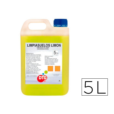 LIMPIASUELOS AROMA LIMON GARRAFA DE 5 LITROS